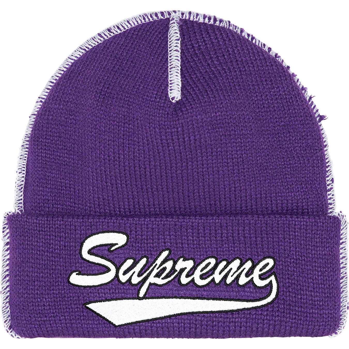 Contrast Stitch Beanie view 6